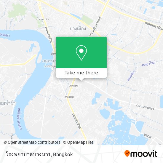 โรงพยาบาลบางนา1 map