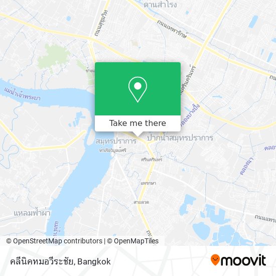 คลีนิคหมอวีระชัย map