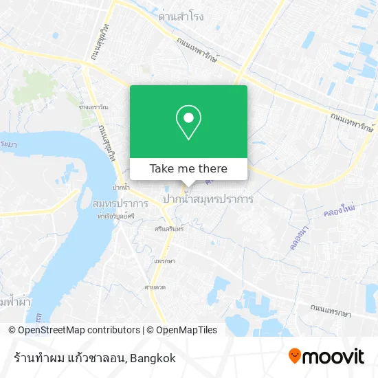 ร้านทำผม แก้วซาลอน map