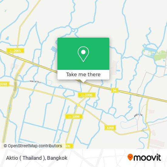 Aktio ( Thailand ) map