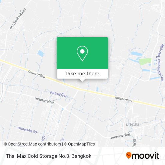 Thai Max Cold Storage No.3 map