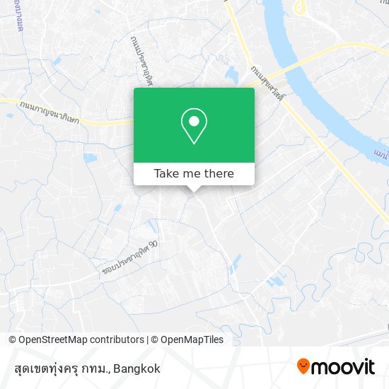 สุดเขตทุ่งครุ กทม. map