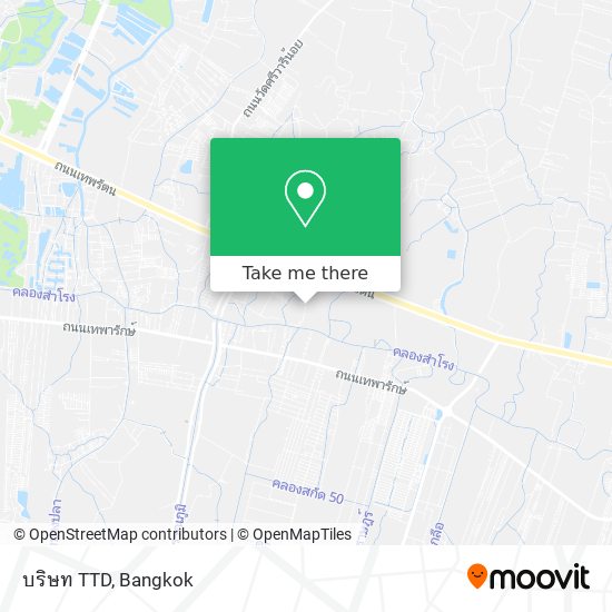 บริษท TTD map