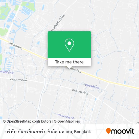 บริษัท กันยงอิเลคทริก จำกัด มหาชน map