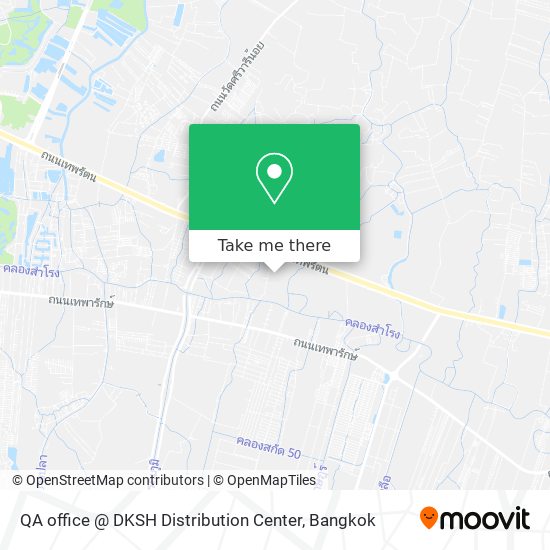 QA office @ DKSH Distribution Center map