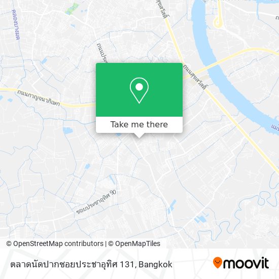 ตลาดนัดปากซอยประชาอุทิศ 131 map