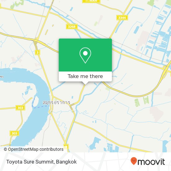 Toyota Sure Summit map