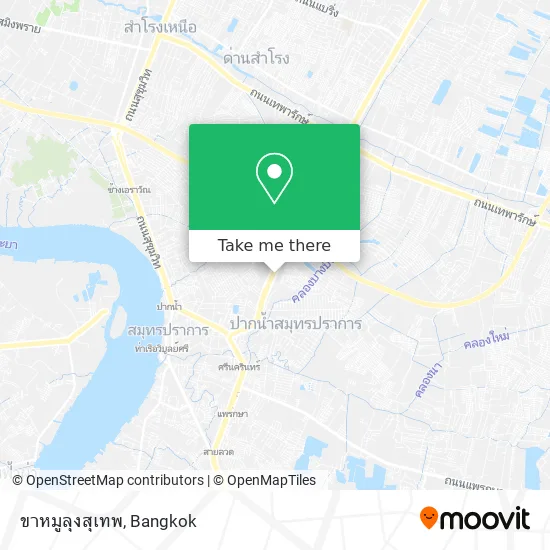ขาหมูลุงสุเทพ map