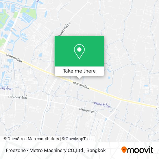 Freezone - Metro Machinery CO.,Ltd. map