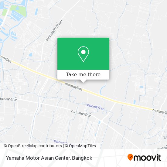 Yamaha Motor Asian Center map