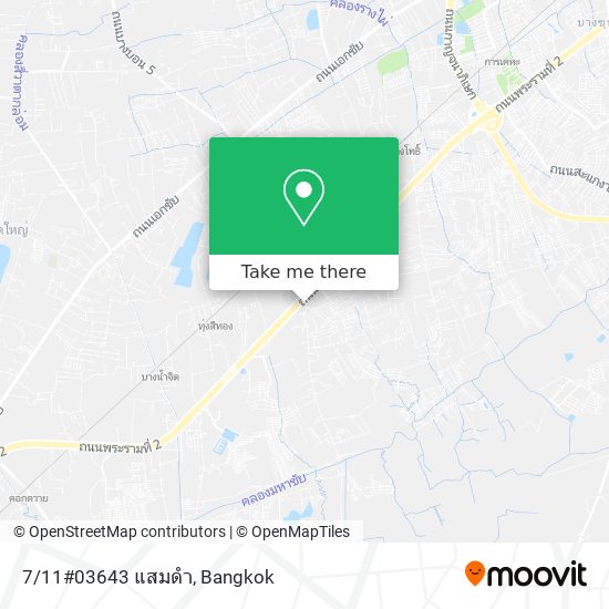 7/11#03643 แสมดำ map