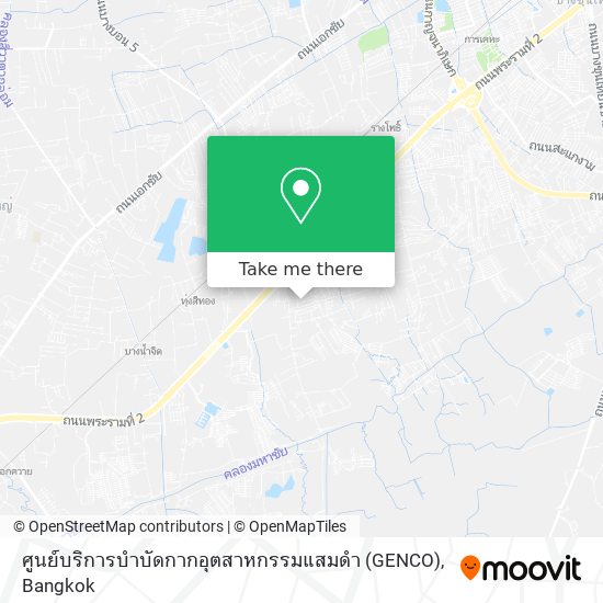 ศูนย์บริการบำบัดกากอุตสาหกรรมแสมดำ (GENCO) map