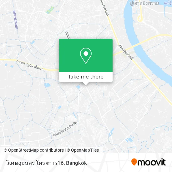 วิเศษสุขนคร โครงการ16 map