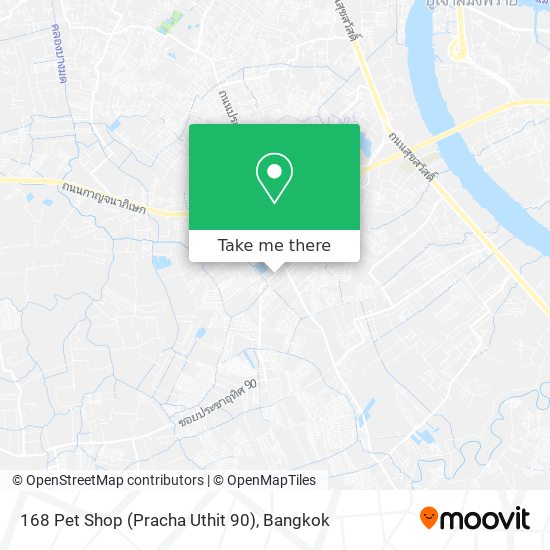 168 Pet Shop (Pracha Uthit 90) map