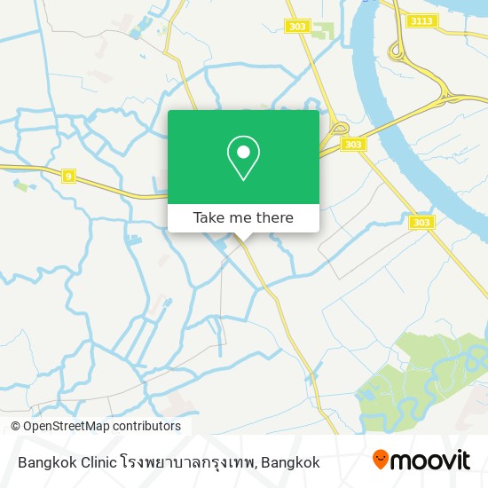 Bangkok Clinic โรงพยาบาลกรุงเทพ map