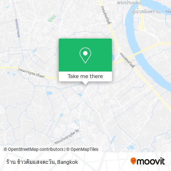 ร้าน ข้าวต้มแสงตะวัน map