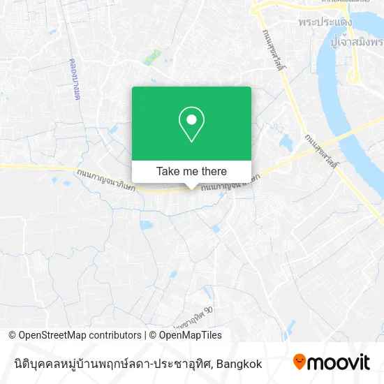 นิติบุคคลหมู่บ้านพฤกษ์ลดา-ประชาอุทิศ map