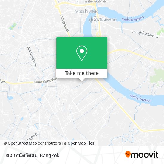 ตลาดนัดวัดชม map