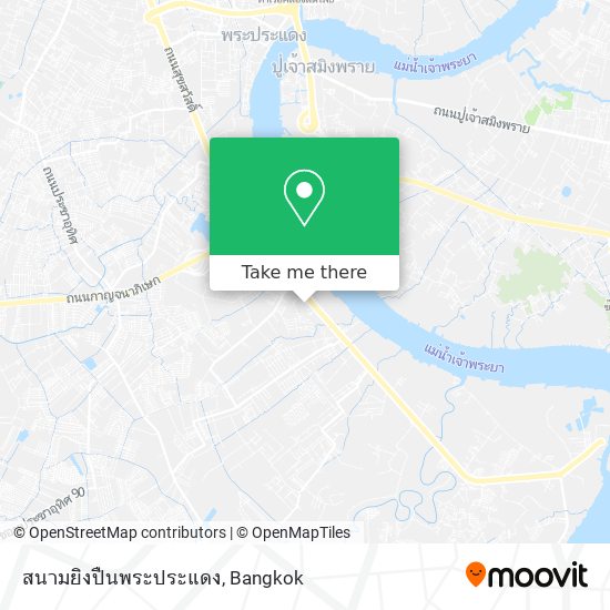 สนามยิงปืนพระประแดง map
