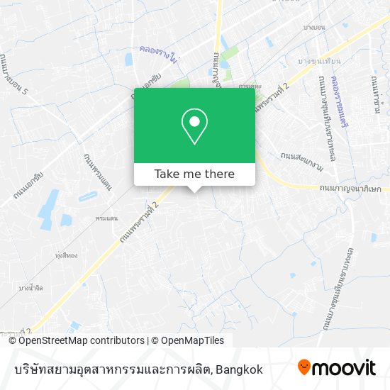 บริษัทสยามอุตสาหกรรมและการผลิต map