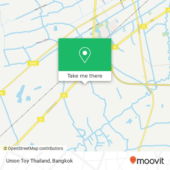 Union Toy Thailand map