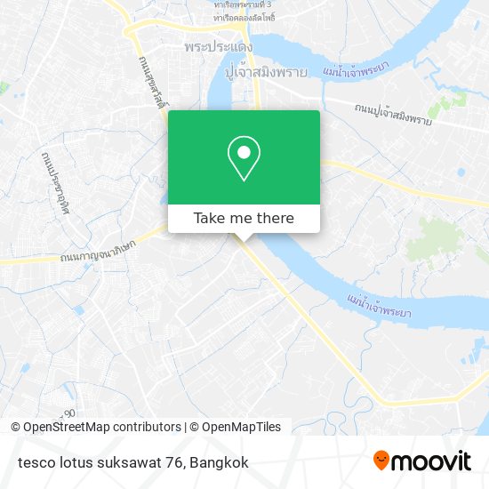 tesco lotus suksawat 76 map
