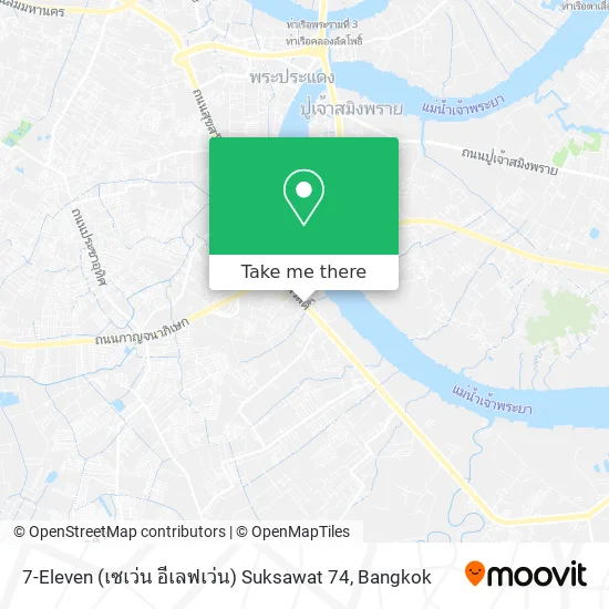 7-Eleven (เซเว่น อีเลฟเว่น) Suksawat 74 map