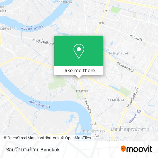 ซอยวัดบางด้วน map