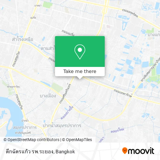 ตึกฉัตรแก้ว รพ.ระยอง map