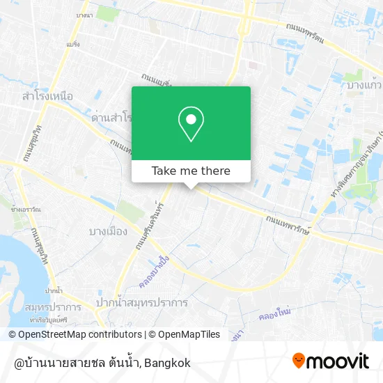 @บ้านนายสายชล ต้นน้ำ map