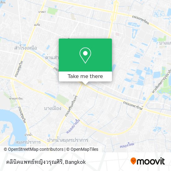 คลินิคแพทย์หญิงวรุณศิริ map