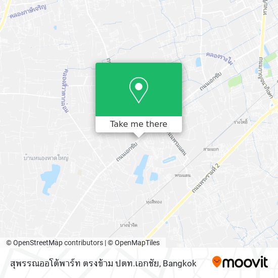 สุพรรณออโต้พาร์ท ตรงข้าม ปตท.เอกชัย map