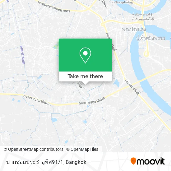 ปากซอยประชาอุทิศ91/1 map