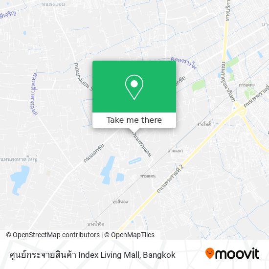 ศูนย์กระจายสินค้า Index Living Mall map