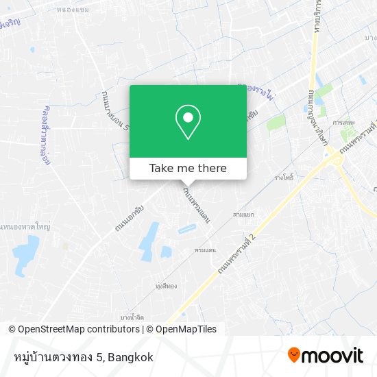 หมู่บ้านตวงทอง 5 map