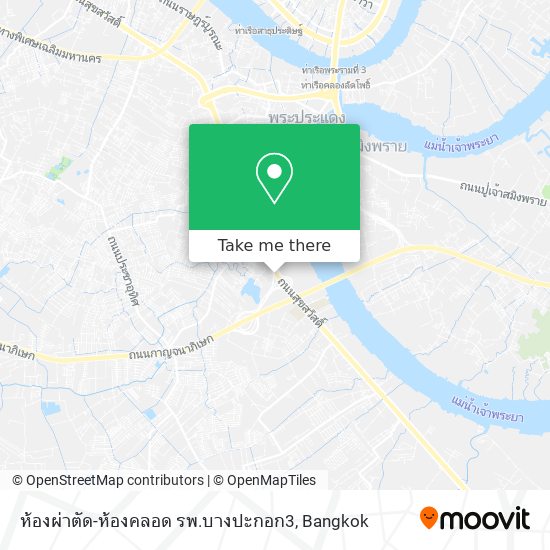 ห้องผ่าตัด-ห้องคลอด รพ.บางปะกอก3 map