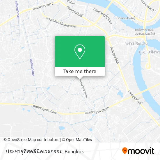ประชาอุทิศคลีนิคเวชกรรม map