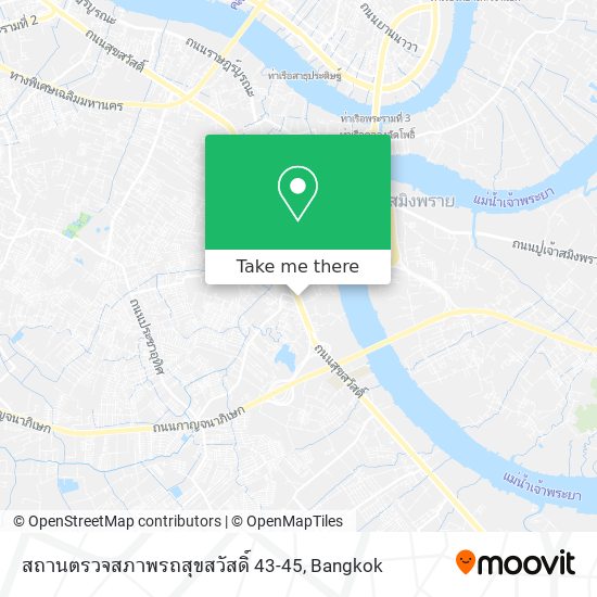 สถานตรวจสภาพรถสุขสวัสดิ์ 43-45 map