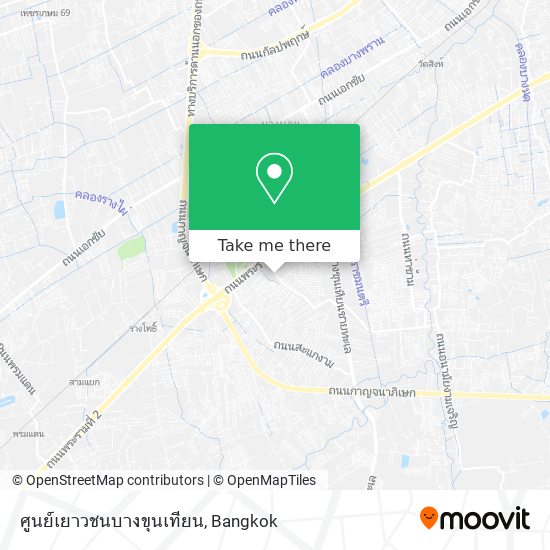 ศูนย์เยาวชนบางขุนเทียน map