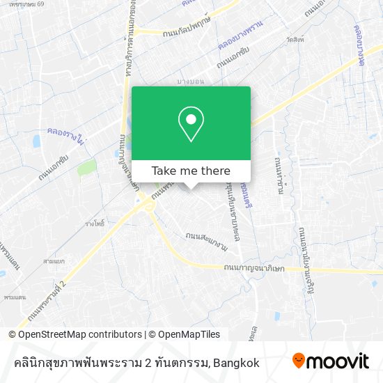 คลินิกสุขภาพฟันพระราม 2 ทันตกรรม map