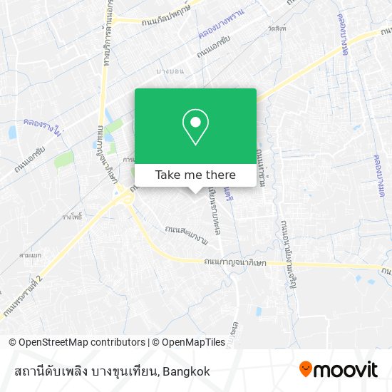 สถานีดับเพลิง บางขุนเทียน map