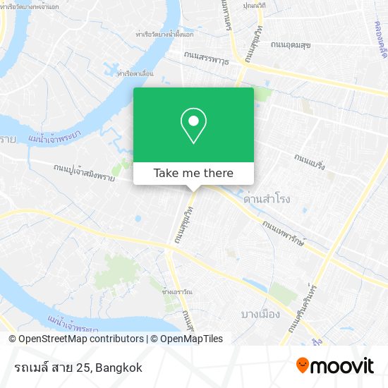 รถเมล์ สาย 25 map