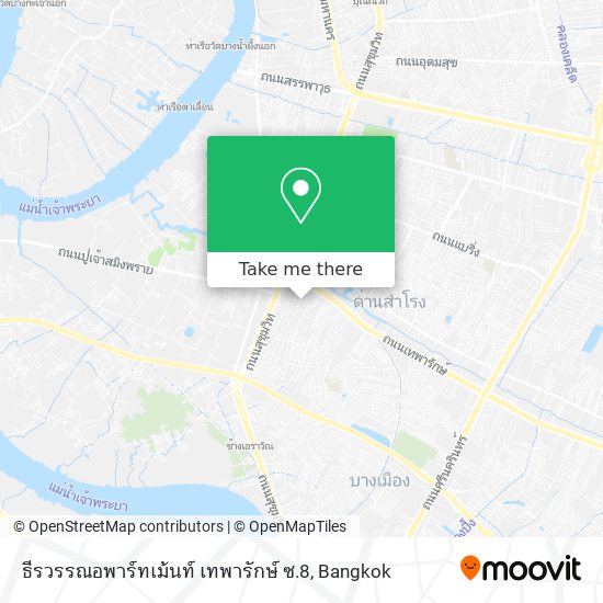 ธีรวรรณอพาร์ทเม้นท์ เทพารักษ์ ซ.8 map