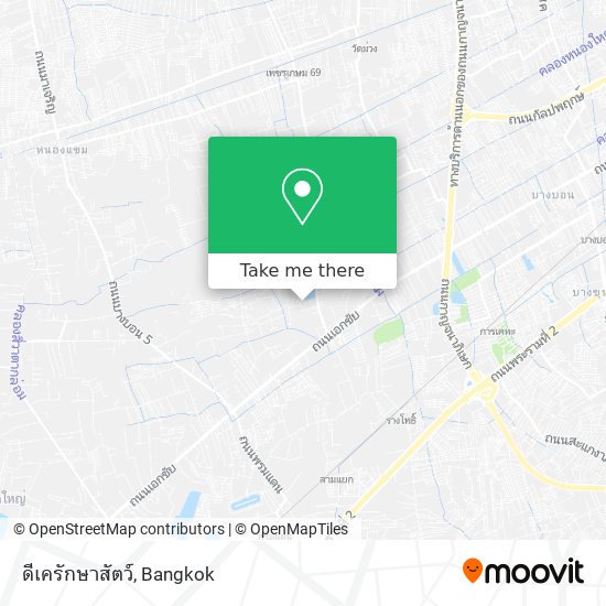 ดีเครักษาสัตว์ map