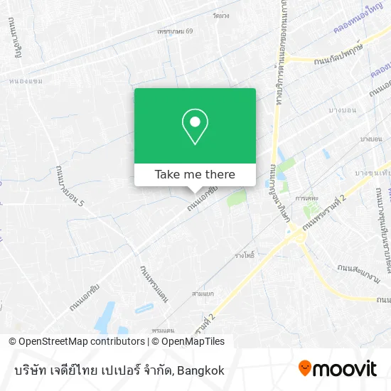 บริษัท เจดีย์ไทย เปเปอร์ จำกัด map