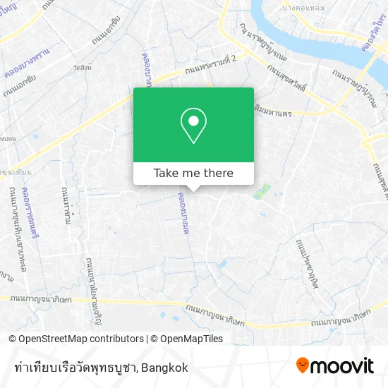 ท่าเทียบเรือวัดพุทธบูชา map