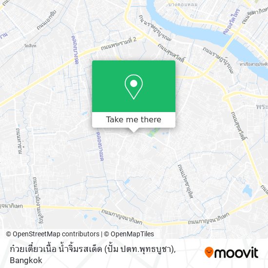 ก๋วยเตี๋ยวเนื้อ น้ำจิ้มรสเด็ด (ปั้ม ปตท.พุทธบูชา) map