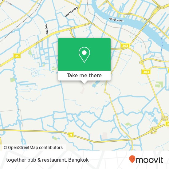 together pub & restaurant map