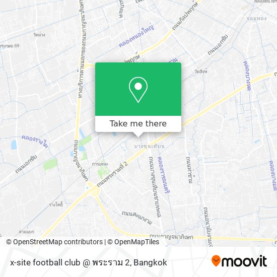 x-site football club @ พระราม 2 map