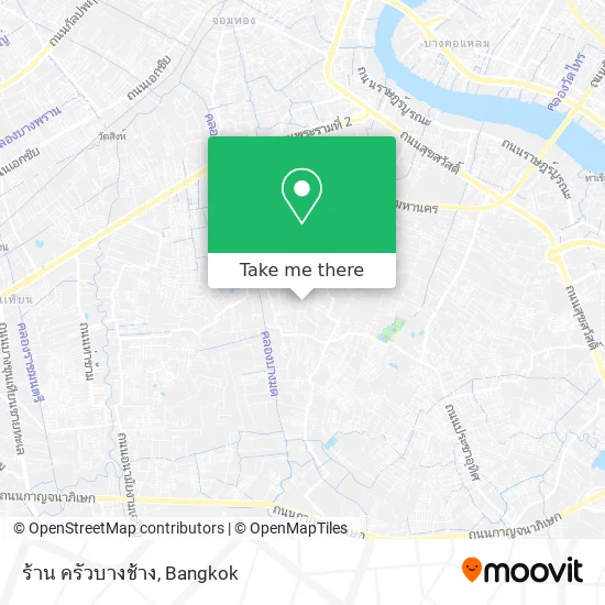 ร้าน ครัวบางช้าง map